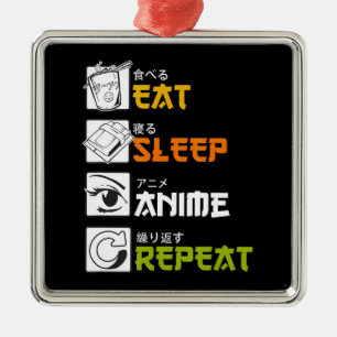 Adorno Metálico Coma el sueño Anime Repetir la idea de regalo Cos