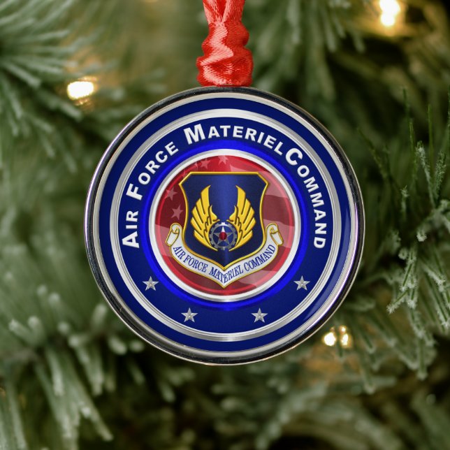 Adorno Metálico Comando de materiales de la Fuerza Aérea Navidades (Árbol)