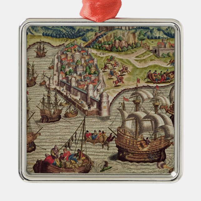 Adorno Metálico Combate naval (Frente)