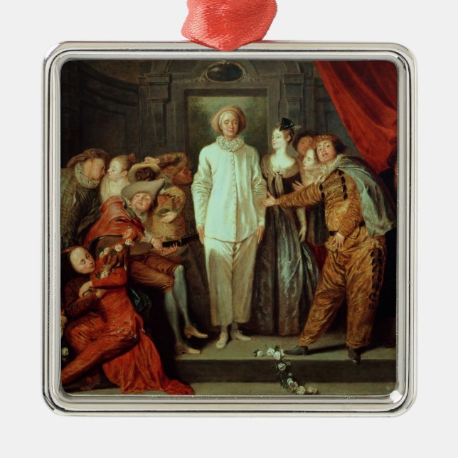 Adorno Metálico Cómicos italianos, c.1720 (Frente)