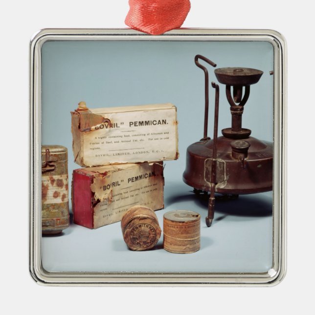 Adorno Metálico Comida adquirida la expedición antártica de Scott (Frente)
