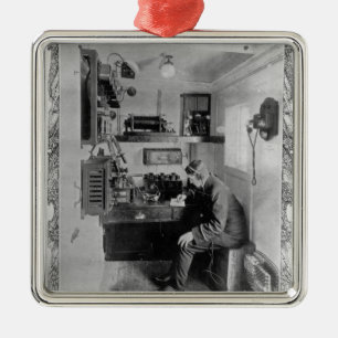 Adorno Metálico Como a bordo del "titánico arruinada "