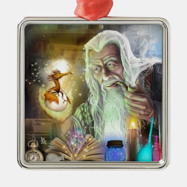 Adorno Metálico Cómo Hacer Un Dragón (Frente)