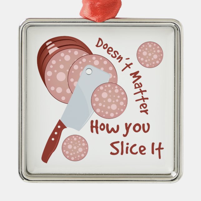 Adorno Metálico Cómo usted lo corta (Frente)