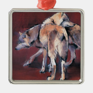 Adorno Metálico Composición 2001 del lobo