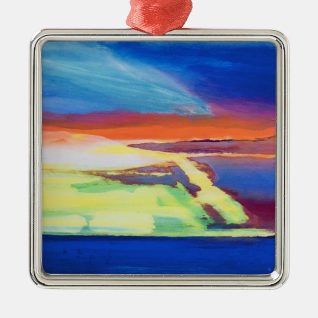 Adorno Metálico Composición abstracta (Frente)