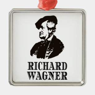 Adorno Metálico Compositor de música clásica Richard Wagner Clásic