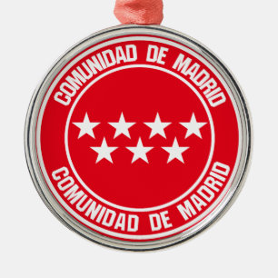 Adorno Metálico Comunidad de Madrid