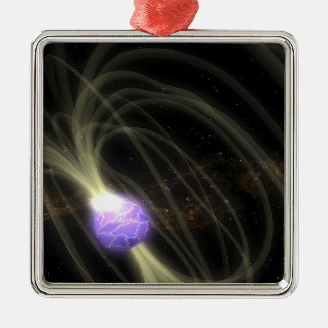 Adorno Metálico Concepción artística de la magneta SGR 1806-20 (Frente)