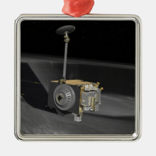 Adorno Metálico Concepto artístico del órbi de reconocimiento luna