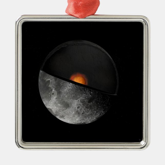 Adorno Metálico Concepto de artista que muestra un posible núcleo  (Frente)