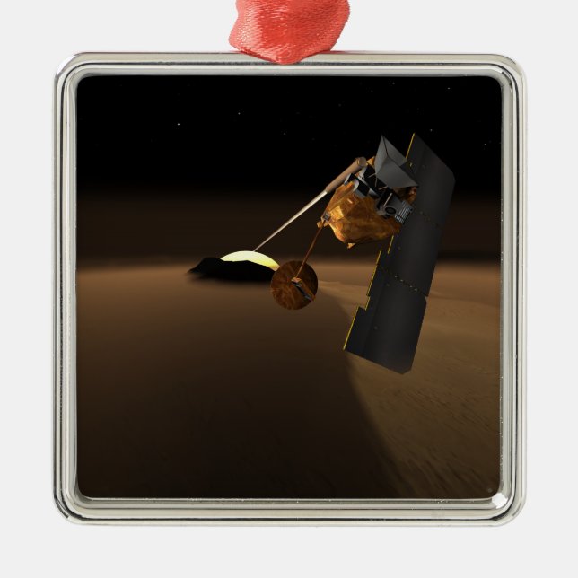 Adorno Metálico Concepto de Marte Volcánico Emission Life Scout (Frente)