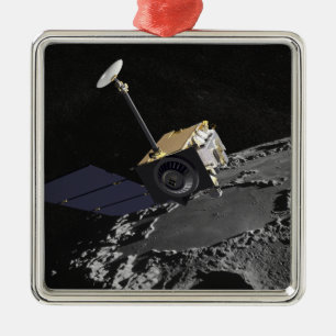 Adorno Metálico Concepto del artista del reconocimiento lunar Orbi