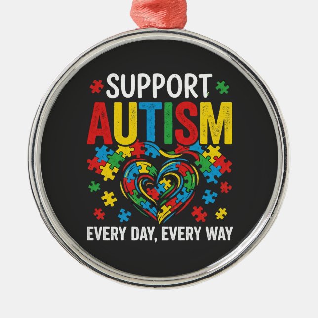 Adorno Metálico Conciencia del autismo (Frente)