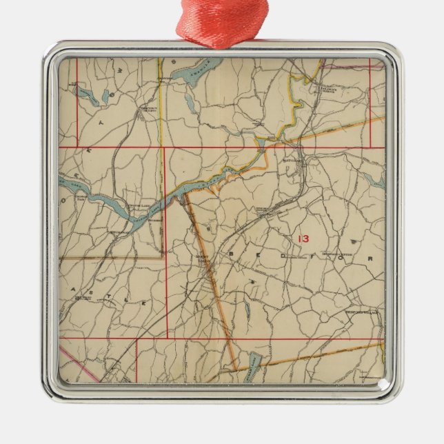 Adorno Metálico Condado de Westchester, Nueva York 2 (Frente)