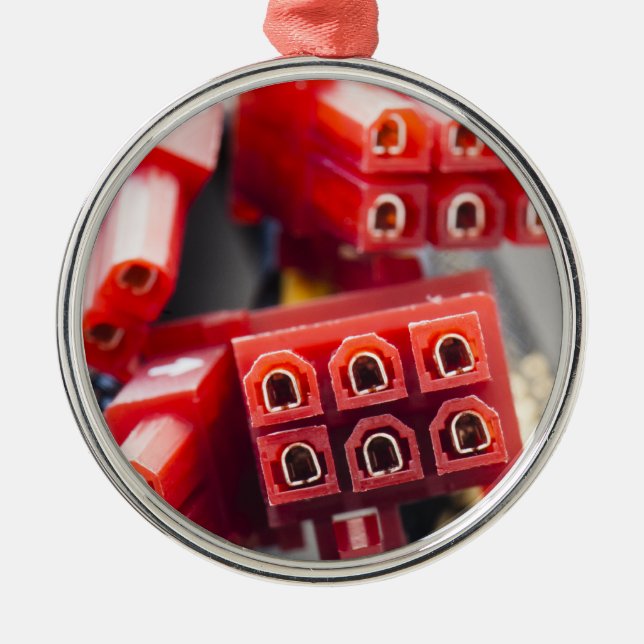 Adorno Metálico Conector de cable de PC (Frente)