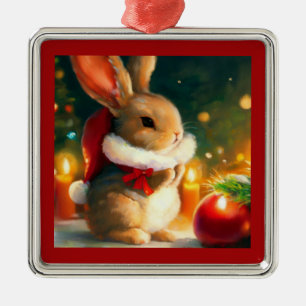 Adorno Metálico Conejo 1 de navidades