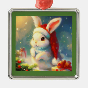 Adorno Metálico Conejo 2 de navidades