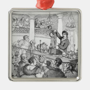 Adorno Metálico Conferencias químicas, c.1809