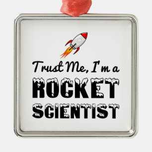 ADORNO METÁLICO CONFIANZA EN MÍ, SOY CIENTÍFICO DE ROCKET