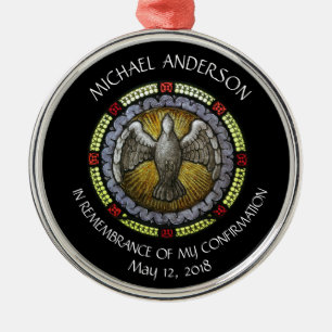 Adorno Metálico Confirmación RCIA del vitral del Espíritu Santo