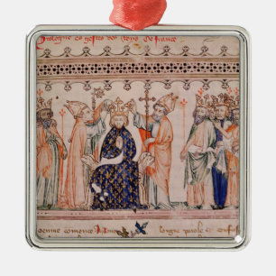 Adorno Metálico Consagración Felipe III le Hardi Rey de