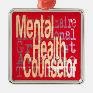 Adorno Metálico Consejero de Salud Mental Extraordinario