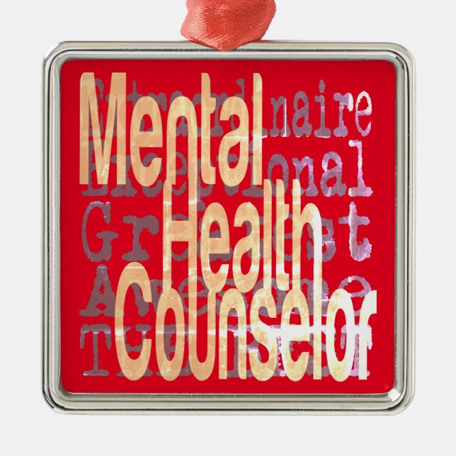 Adorno Metálico Consejero de Salud Mental Extraordinario (Frente)