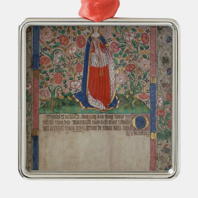 Adorno Metálico Consorte de reina de Elizabeth Woodville de rey (Frente)