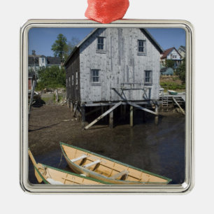 Adorno Metálico Constructor de dory, Lunenburg, Nueva Escocia, Can