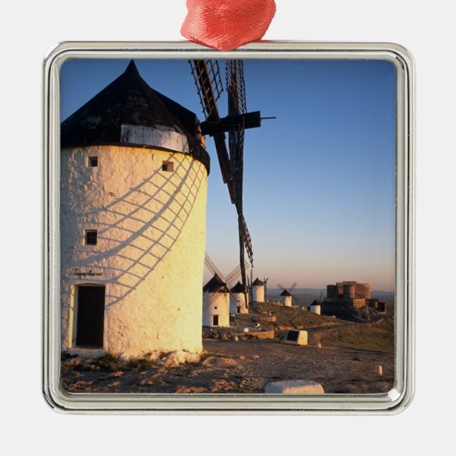 Adorno Metálico Consuegra, La Mancha, España, molinos de viento (Frente)