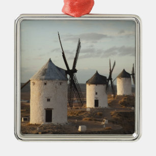 Adorno Metálico Consuegra, molinos de viento antiguos de La Mancha