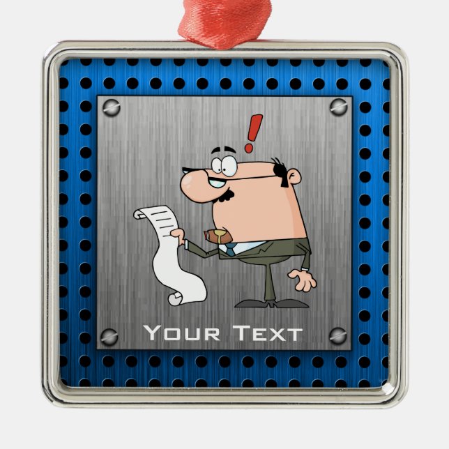 Adorno Metálico Contador; Aspecto metalizado cepillado (Frente)