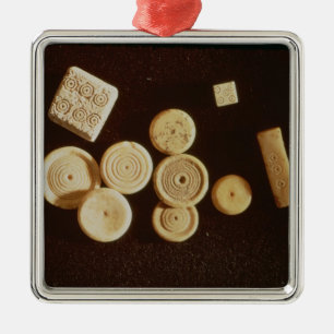 Adorno Metálico Contadores y dados, Gallo-Romanos