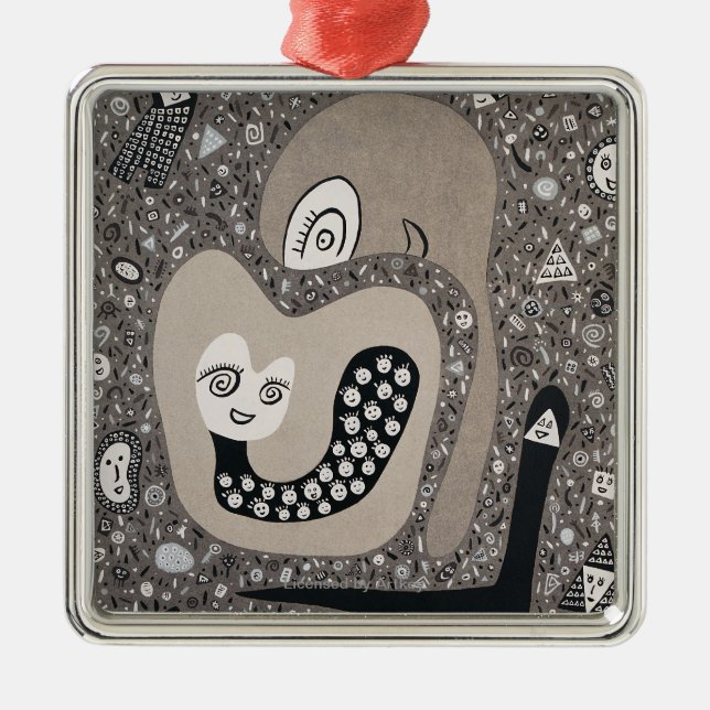 Adorno Metálico Contar con a un bebé (Frente)