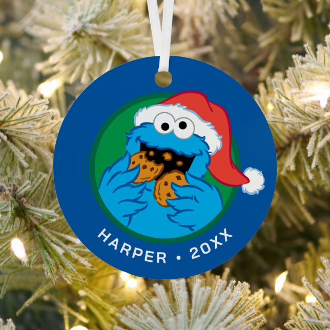 Adorno Metálico Cookie Monster | Official Christmas Cookie Tester (in situ)