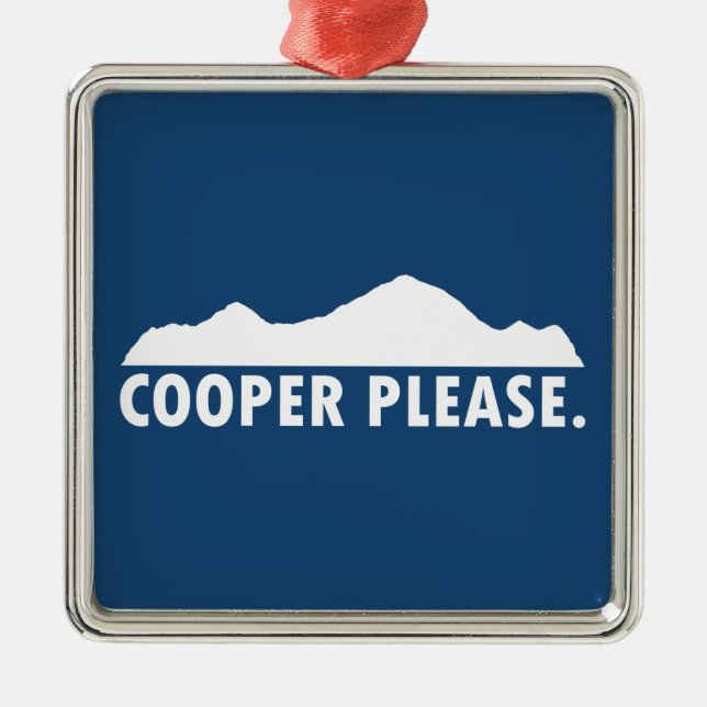 Adorno Metálico Cooper Colorado Please (Frente)