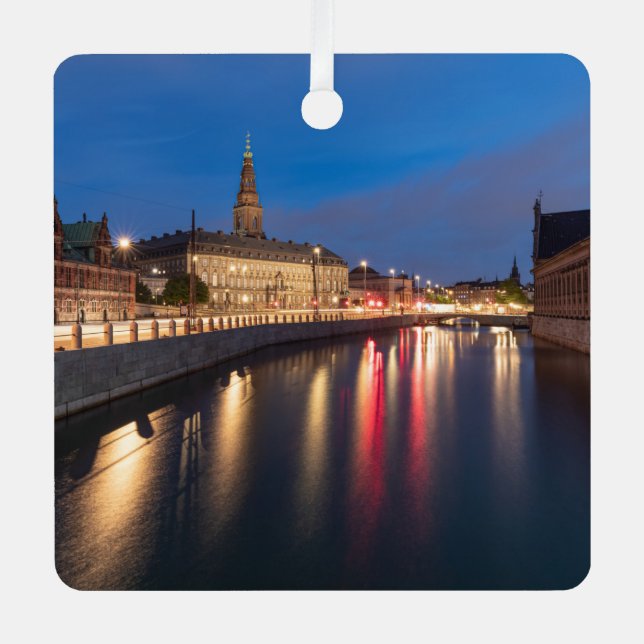 Adorno Metálico Copenhague Dinamarca (Anverso)