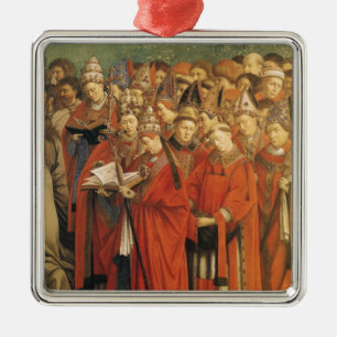 Adorno Metálico Copia de la adoración del cordero místico