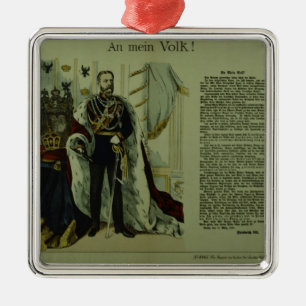 Adorno Metálico Copia de una declaración de Frederick III