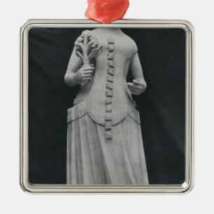 Adorno Metálico Copia de una estatua de Isabel de Baviera