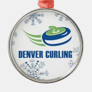 Adorno Metálico Copo de nieve curvado Denver