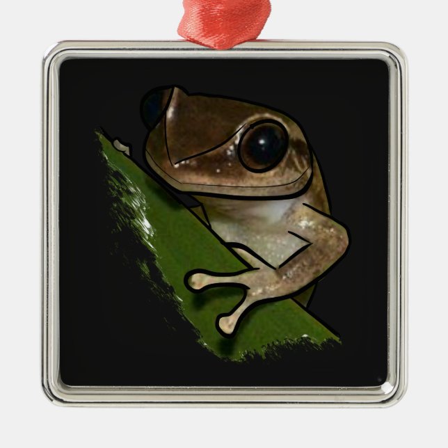 Adorno Metálico Coqui Puerto Rico (Frente)