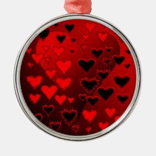 Adorno Metálico Corazones