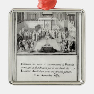 Adorno Metálico Coronación de Francisco II
