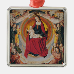 Adorno Metálico Coronación de la Virgen, panel central