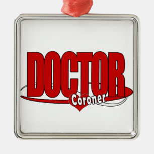 ADORNO METÁLICO CORONER LOGO BIG RED MÉDICA