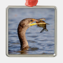 Adorno Metálico Cororante con pescado