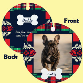 Adorno Metálico Corre libre, dulce alma... texto personalizado y f