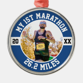 Adorno Metálico Corredor de 1er Maratón Primer Corredor de Maratón